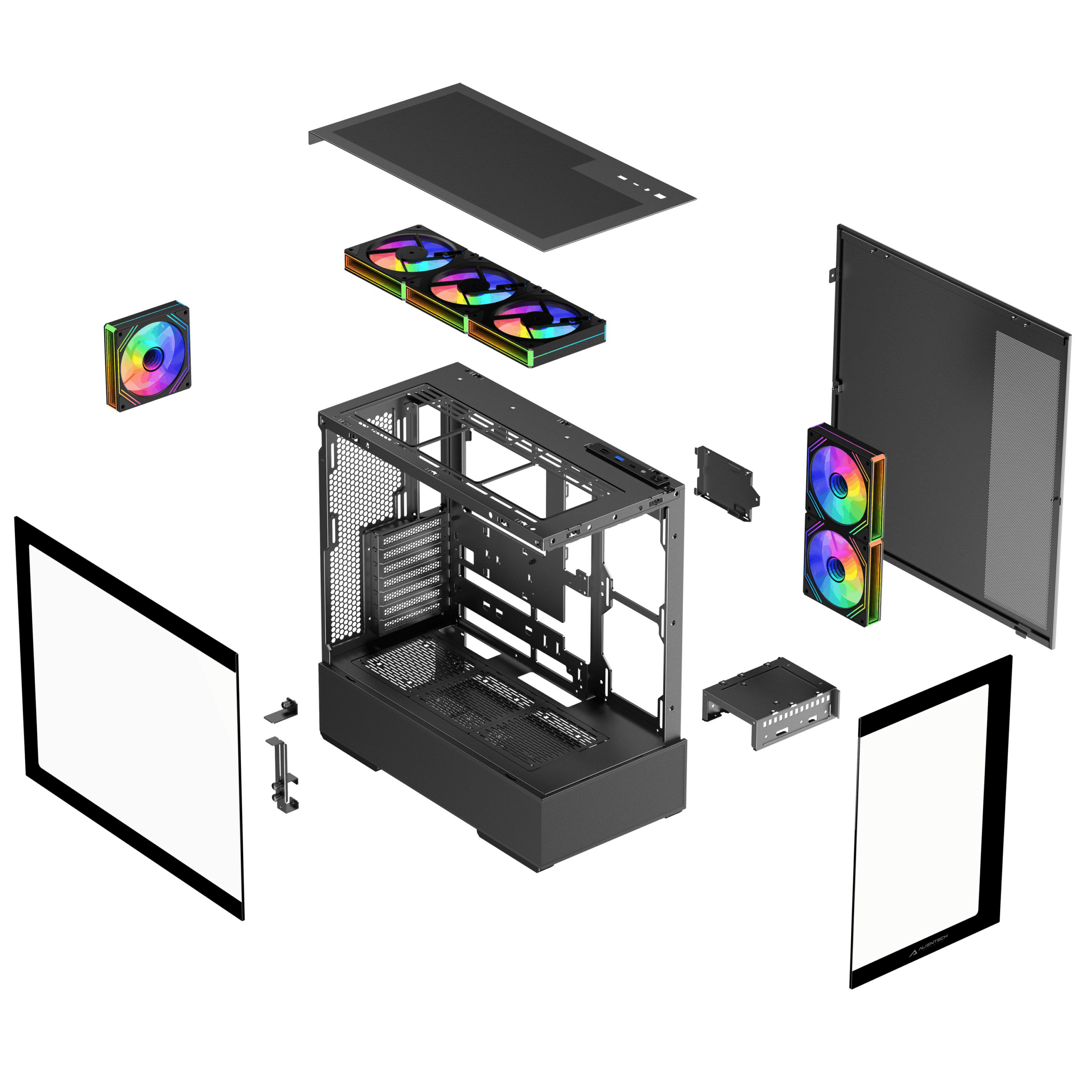 Caixa Gaming ATX Alientech AL33A - Image 4