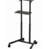 Suporte de Palestra e projetor Gembird  TVS-DESK-01-BK com rodas