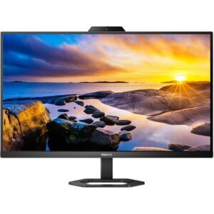 Monitor Philips 27E1N5600HE 27"  QHD  Webcam  Multimedia  Regulavel em altura com Pivot Preto