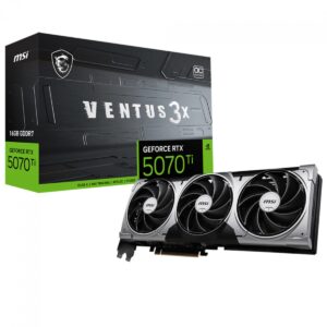 Gráfica MSI GeForce RTX 5070 Ti Ventus 3X OC 16GB GDDR7