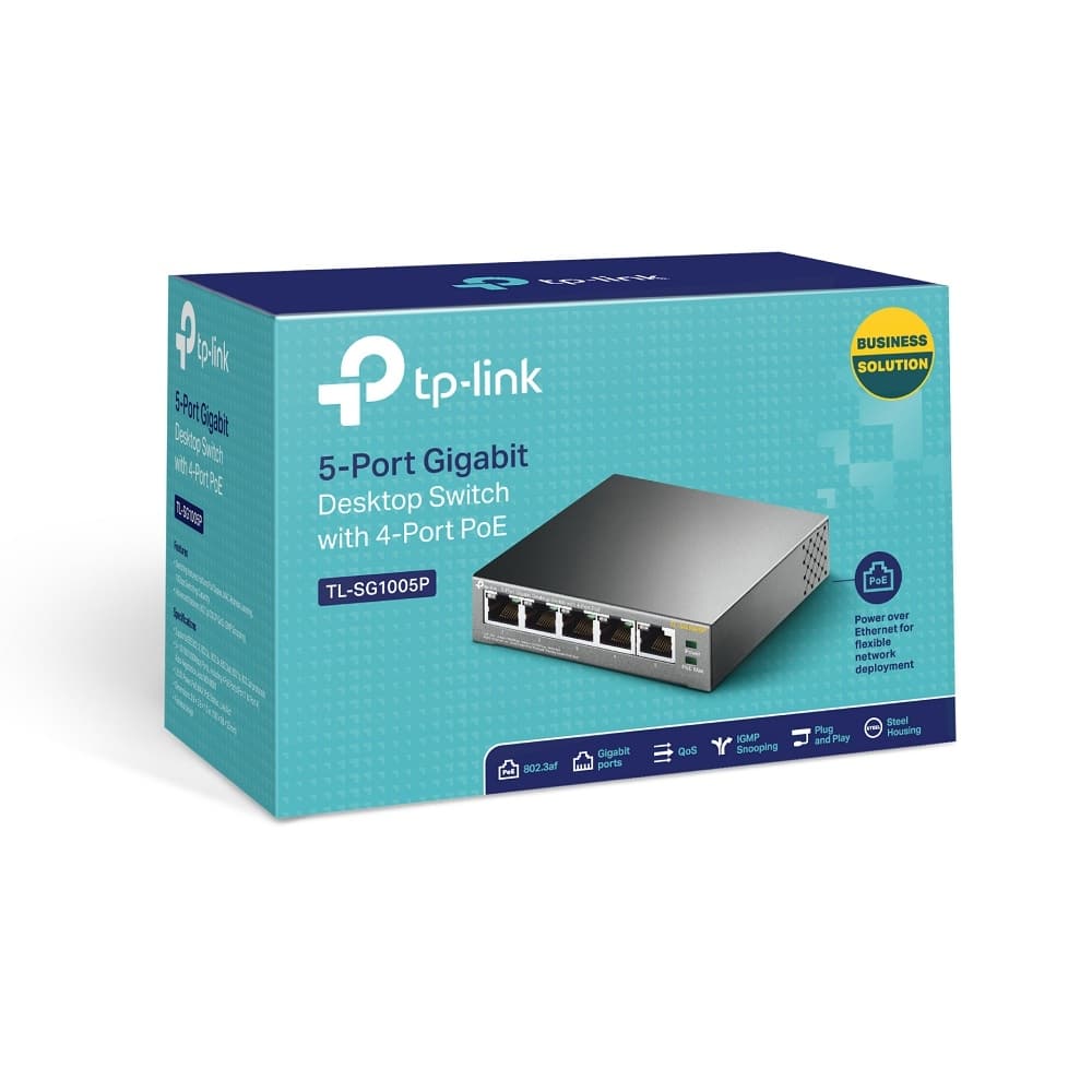 Switch TP-LINK SG1005P 5PORTAS Gigabit POE - Image 4