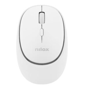 Rato Nilox Dual-Wireless Recarregável Branco