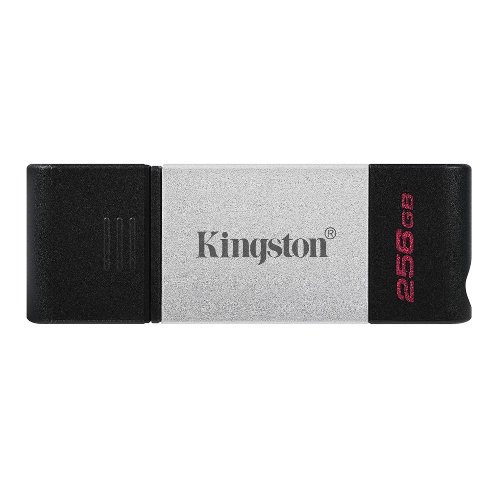 Pen Drive Kingston 256Gb DataTraveler DT80 Usb C 3.2 Cinza