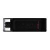 Pen drive Kingston DataTraveler 70 256Gb Type-C Preto