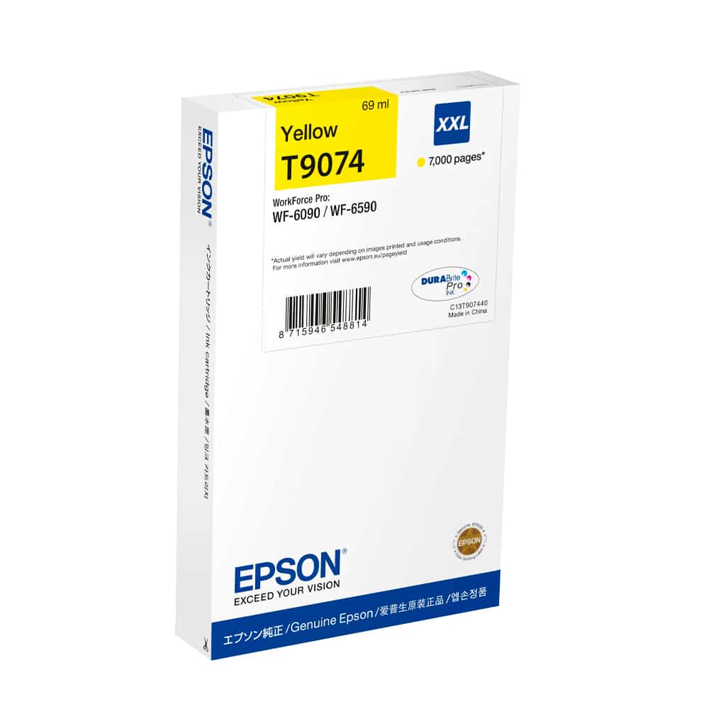 Tinteiro Original Epson T9074 Amarelo