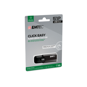 Emtec USB3.2 Click Easy B110 512GB Black