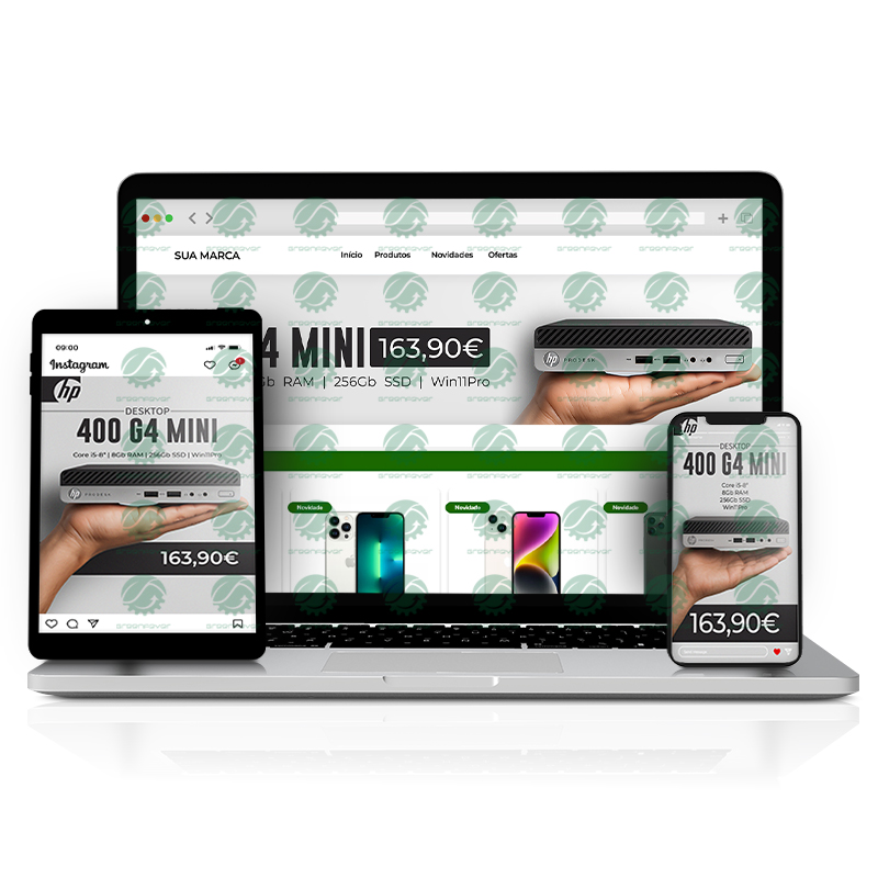 Pack Comunicação Pro - HP 400 G4 MINI