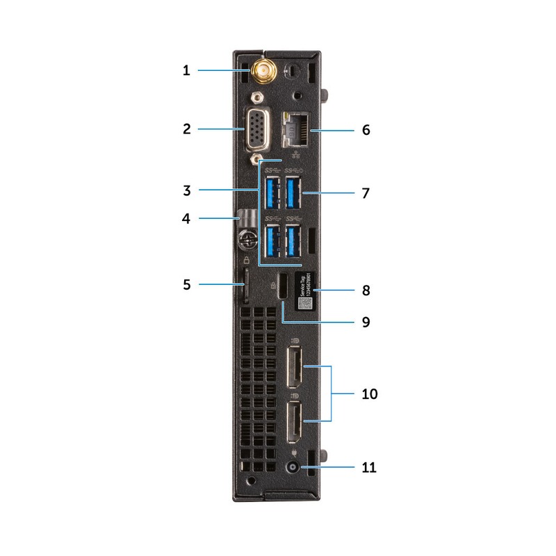 Desktop Dell OptiPlex 7060 Core i5-8ªGen 8Gb 256Gb SSD Win11Pro - Image 2