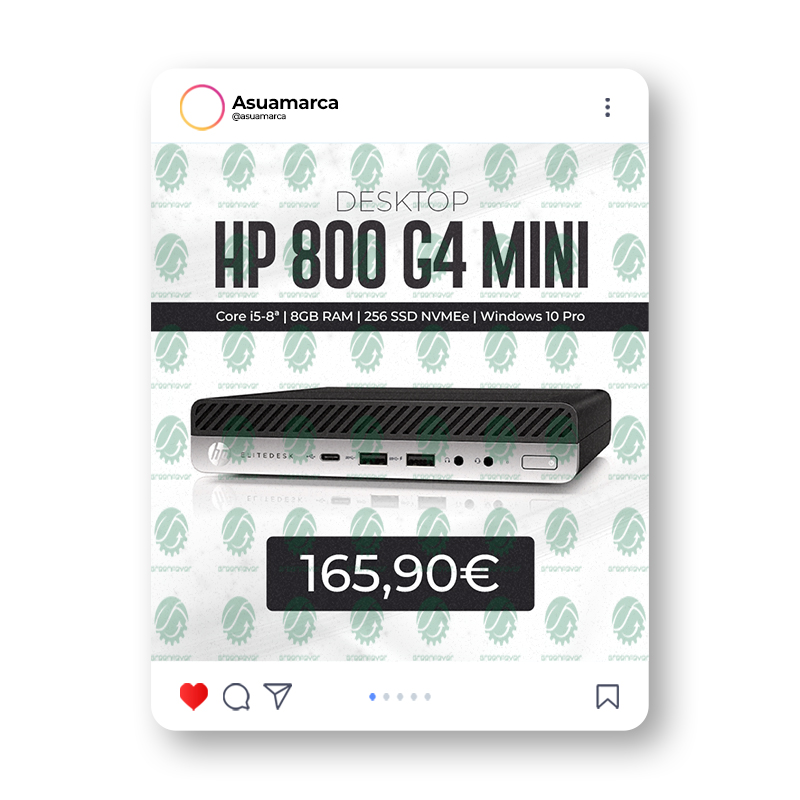 Pack Comunicação Pro - HP 800 G4 MINI - Image 3