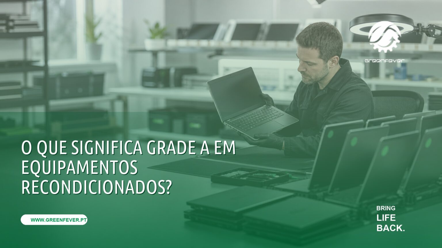 O que significa Grade A em equipamentos recondicionados?
