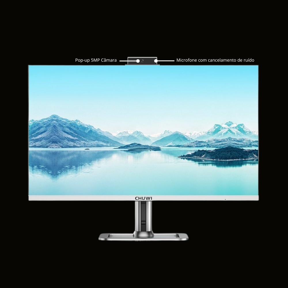Computador AIO Chuwi Unitech 27" 2560*1440 (2K) Ryzen 5 6600H 16Gb 1Tb Windows 11 Pro Sem Teclado/Rato - Image 7