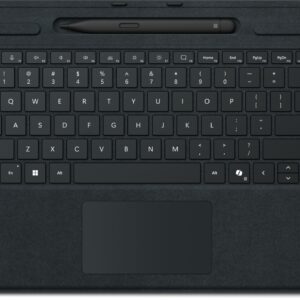 Teclado Microsoft Surface Pro 8/9/10/11 Teclado + Slim Pen 2  Preto