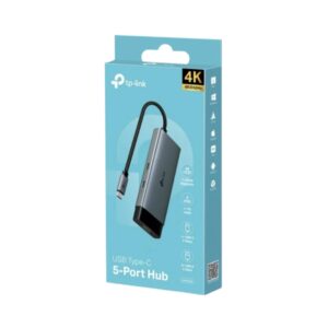 Alternative view of Docking USB Tipo-C TP-Link UH6120C 1xUSB Tipo-C 2xUSB 1xHDMI 4K 1xRJ45 1xUSB Tipo-C PD Cinza
