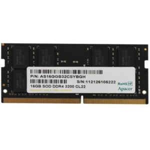 Memoria So-Dimm Apacer ES.16G21.PSH 16GB  DDR4  3200MHz  1.2V CL22