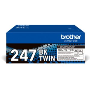 Alternative view of Toner Original Brother  TN247BK Pack 2 Unidades Preto