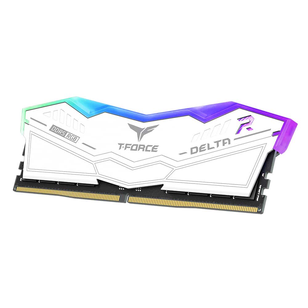 Memoria Dimm Team Group Kit 32GB (2 x 16GB) DDR5 6000MHz Delta RGB Branco - Image 4