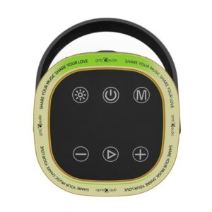 Alternative view of Coluna Gembird Bluetooth  SPK-BT-LED-06 com luz RGB  10 W
