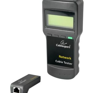 Testador Digital Gembird de Cabos Rede com funçao mediçao do Cabo de Rede