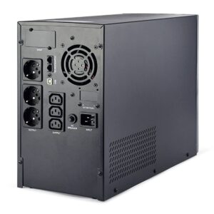 Alternative view of UPS Gembird EG-UPS-PS3000-02  3000VA 2400 W Saidas 3x Schuko e 3x C13