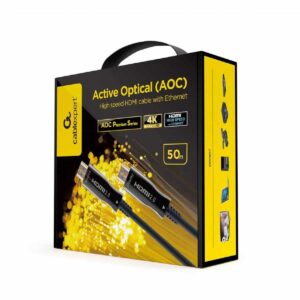 Cabo Hdmi Active Optical (AOC) Hdmi Macho para Hdmi Macho Alta Velocidade com rede AOC Premium Series 50 Metros - Image 2