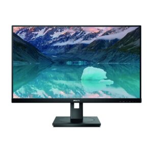 Monitor Profissional Philips 242S9JML 23.8"  Full HD  Multimedia  Regulavel em Altura e Pivot HDMI DP VGA DVI