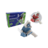 Aplicador de Fita Adesiva Bismark New Line TD1201 Lâmina de Aço Temperado Pega Ergonómica Cores Aleatórias: Vermelho ou Azul