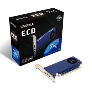 Placa Gráfica Sparkle Intel Arc A310 ECO  4GB GDDR6  Compatível baixo perfil