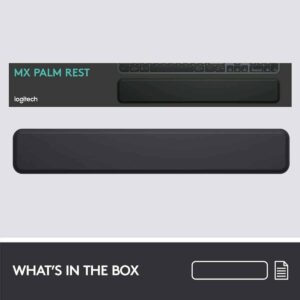 Apoio Pulso Logitech Mx para Teclado Preto - Image 5