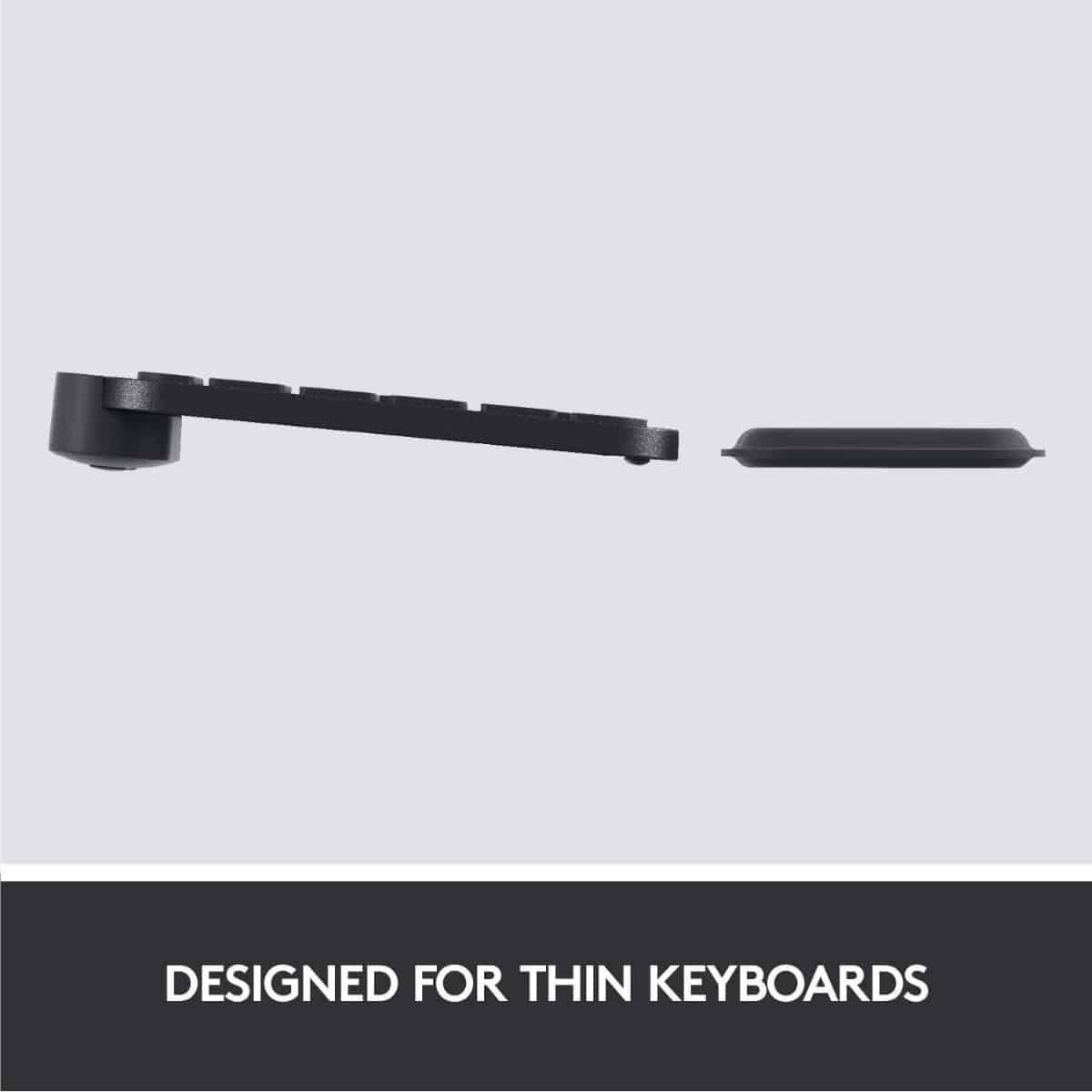 Apoio Pulso Logitech Mx para Teclado Preto - Image 7