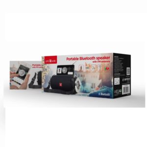 Coluna Gembird com FM rádio Bluetooth Preta - Image 3