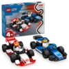 LEGO City Carros de Corrida F1 da Williams Racing e Haas F1 - 60464