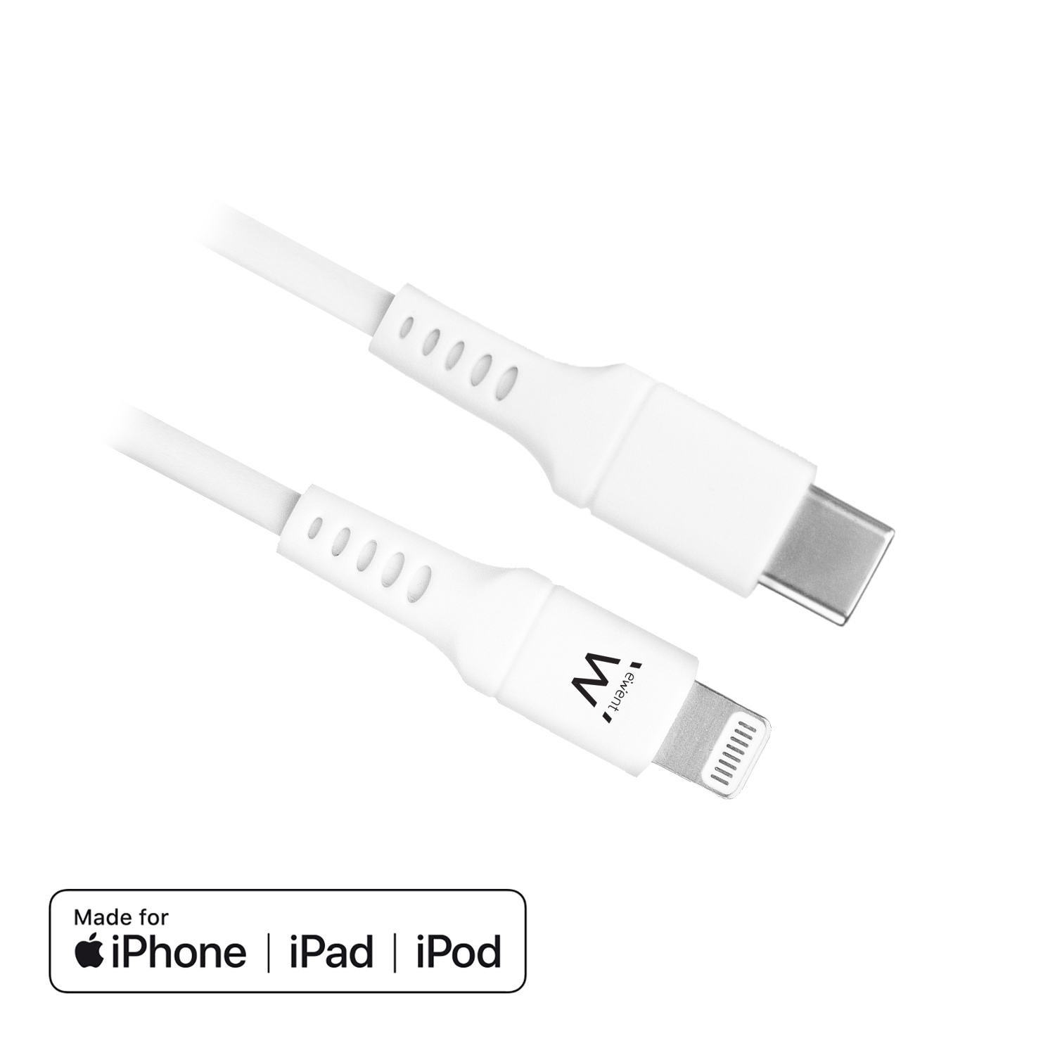Cabo Ewent USB-C para Lightning Certificado MFi 1M