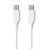 Cabo USB-C Ewent 60W 480Mbps 0.5M Branco