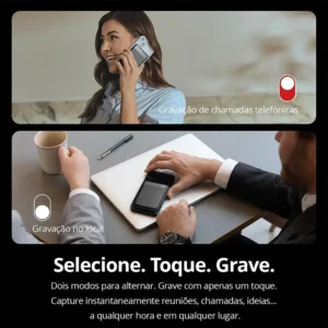 Gravador de Voz com IA Plaud Note | Transcrição e Resumo de 112 Idiomas | 64GB | Preto - Image 3