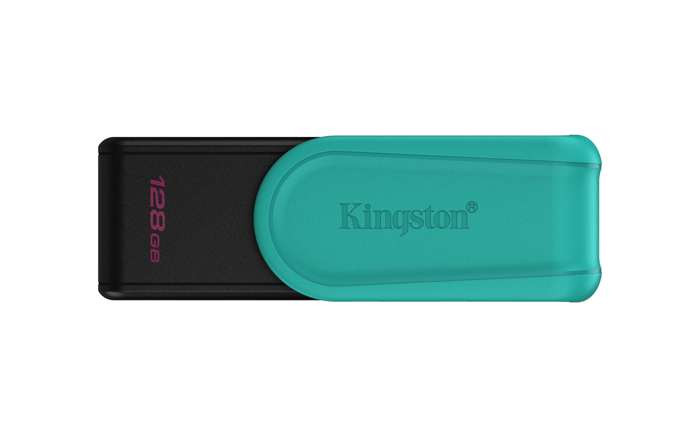 Pen Drive 128GB Portable USB 3.2 Gen 1 DataTraveler Exodia S (Black/Turquoise)
