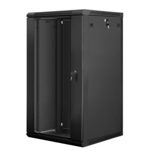 Armario Rack Lanberg 22u 600x600x1082 Montado 19" até  60 kg Preto