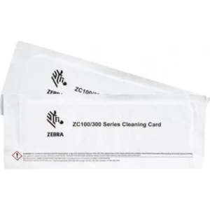 Kit Limpeza Zebra ZC100/ZC300 Kit de 2 Cartões de limpeza